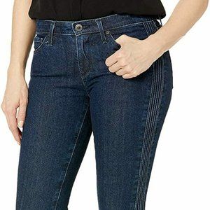 AG Adriano Goldschmied Pintucked Ankle Jeans